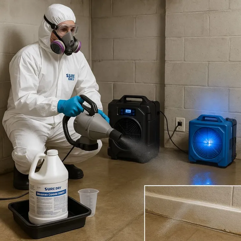 Sanitization and Odor Removal process in Montrose, PA