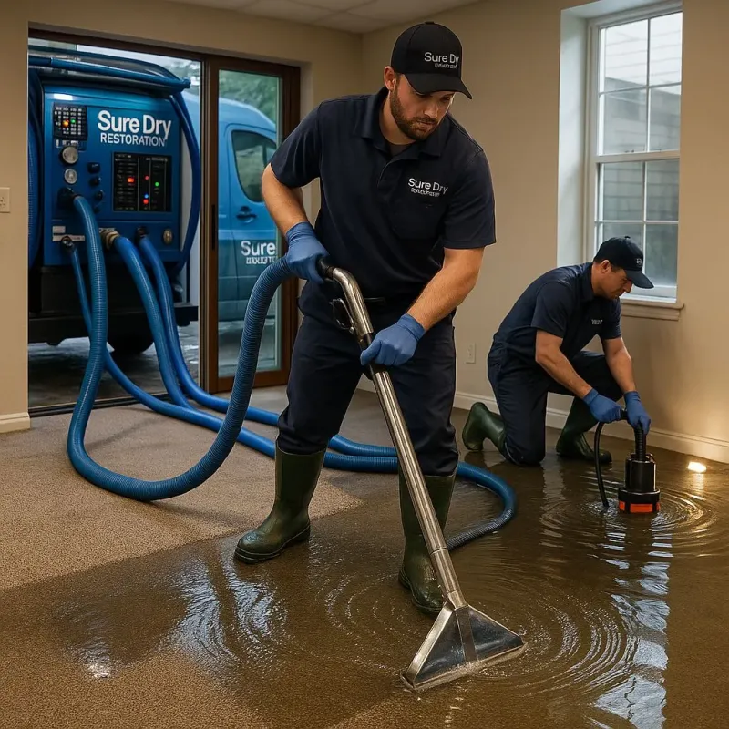 Water Extraction and Removal process in Montrose, PA